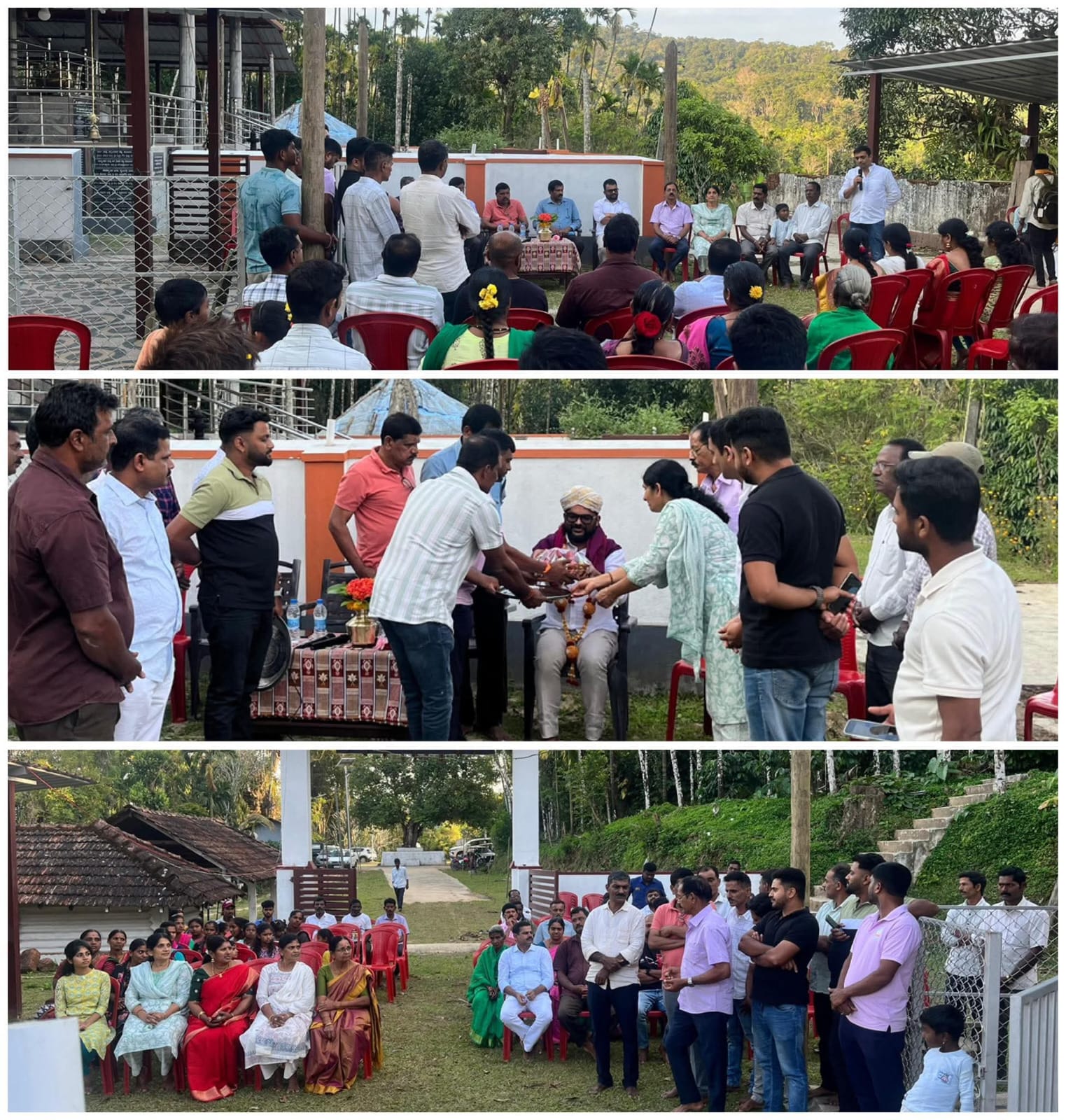 ನರಸಿಂಹರಾಜಪುರ ತಾಲೂಕು ಗುಬ್ಬೂರು ಗ್ರಾಮಕ್ಕೆ ಭೇಟಿ - ಕುಂದುಕೊರತೆಗಳ ಹಾಗು ಭವಿಷ್ಯದ ಅಭಿವೃದ್ಧಿ ಕಾರ್ಯಗಳ ಕುರಿತು ಚರ್ಚೆ