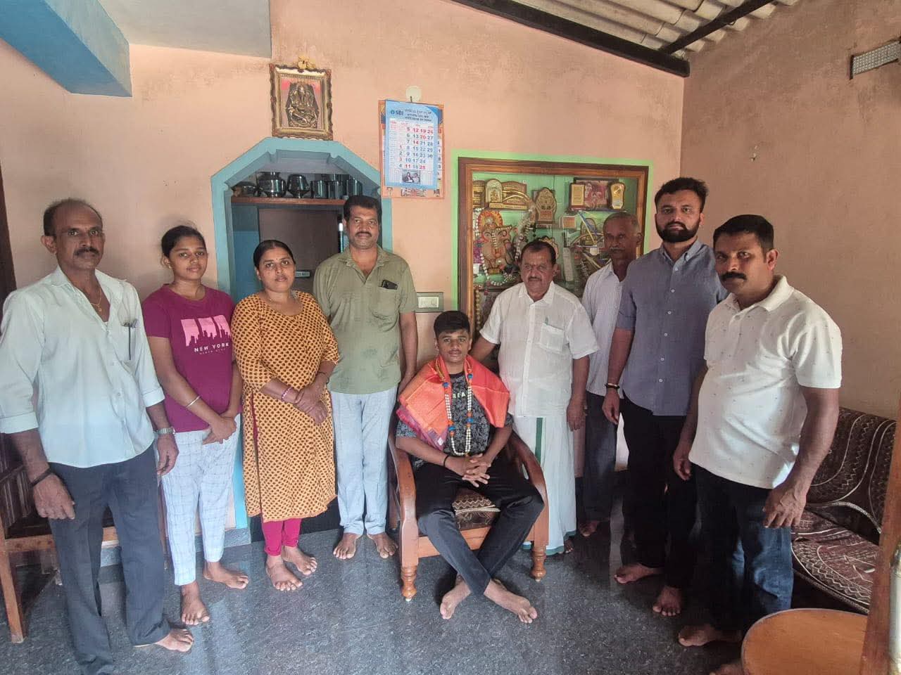 ದ್ವಿತೀಯ ಪಿಯುಸಿ ಪರೀಕ್ಷೆಯಲ್ಲಿ ರಾಜ್ಯಕ್ಕೆ 11ನೇ ಸ್ಥಾನ - ಶೃಂಗೇರಿ ಕ್ಷೇತ್ರ ರೈತ ಒಕ್ಕೂಟದ ವತಿಯಿಂದ ಅಭಿನಂದನೆ